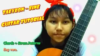 Download Guitar Tutorial (Taeyeon ~ Fine) MP3