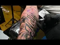LIVE TATTOO FOREARM SCRIPT ROSES