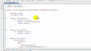 Basic ANIMATION in Java TUTORIAL Side scrolling text - Draw on applet help
