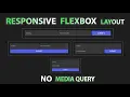 Responsive Web Development Simplified Build Fluid Layouts Using Flexbox No Media Queries