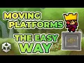 Unity Tutorial Moving platforms easy and quick way