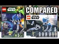 LEGO Star Wars 501ST BATTLE PACK vs 501st AT-RT 75002 vs 75280 2013 vs 2020