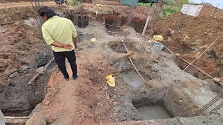 Concreting For RCC Column Soft Soil