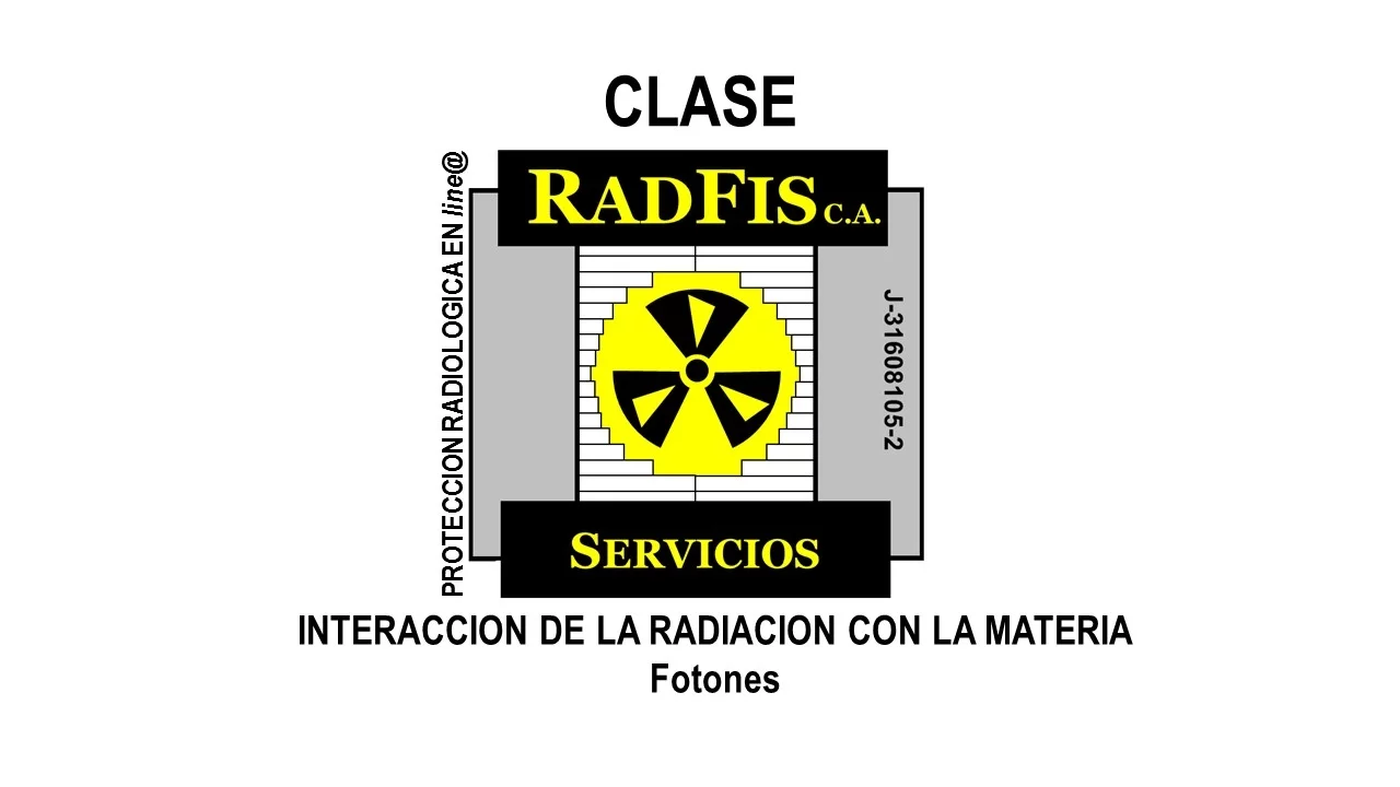 CLASE 3.2 - Interacción de la Radiación con la materia - Fotones. Servicios RADFIS C.A.