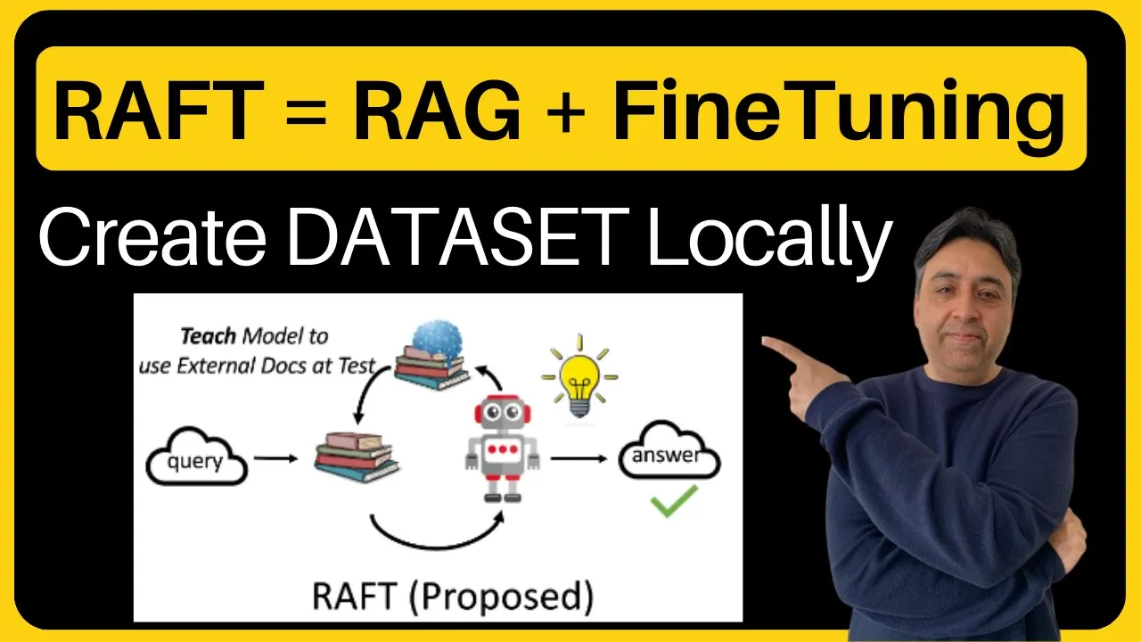 Create Dataset Locally with Retrieval Aware Fine-tuning (RAFT)