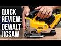 Best Feature and Review of the Dewalt Jigsaw DCS331 which has a VERY COOL FEATURE