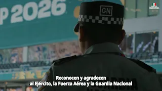 Entrega de reconocimiento a la Secretaría de la Defensa Nacional.