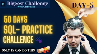DAY 5 50 Days SQL Practice Build Strong Data Analyst Skills
