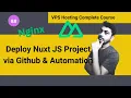 Deploy Nuxt JS Project via Github and Automate Deployment Nginx VPS