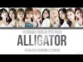Lagu ALLIGATOR | WJSN (MONSTA X COVER) | COLOR CODED LYRICS