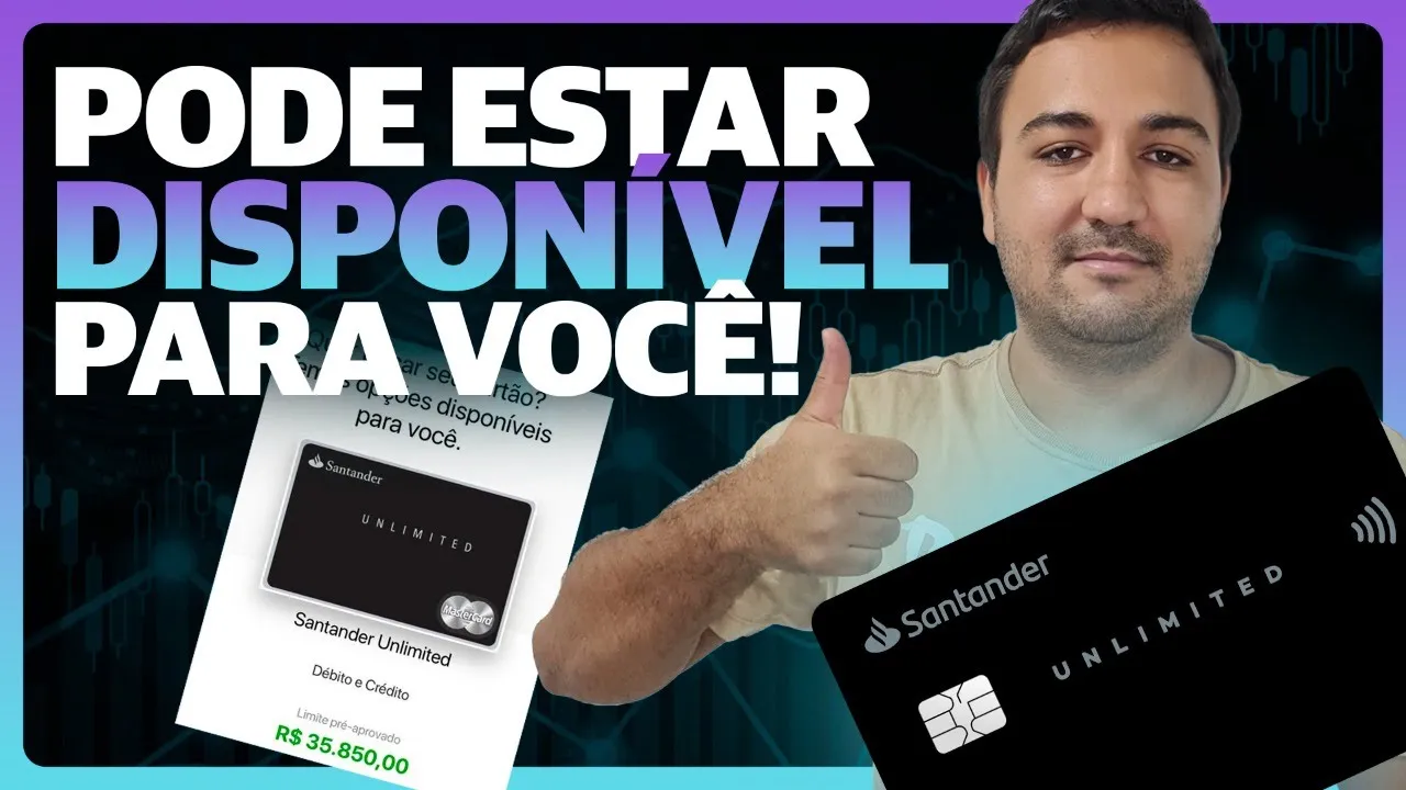 SANTANDER FACILITANDO O UNLIMITED E UNIQUE BLACK - CORRA E PEÇA O SEU!
