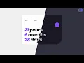 Age calculator app Frontend Mentor CodeWithAlamin