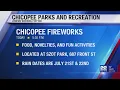 Chicopee fireworks at Szot Park Friday