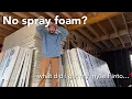 DIY R-39 3 Foam Board Installation For vaulted ceiling and flat roof