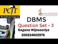 Data Base Task 03 Create Tables Using Customized Databases 1st Year Java Institute