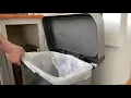 Using A SimpleHuman Trash Can with A Normal Tall Kitchen Bag