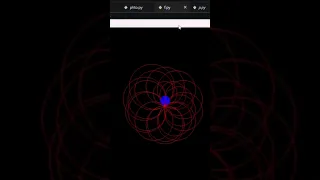 draw flower using 10 line python code