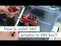 How to install VAV actuator to VAV box - Nenutec