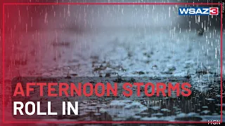 Here s what to expect as afternoon storms roll in