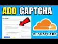 How To Add Cloudflare Captcha To Your Website 2026 Quick And Easy Guide