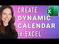 Create A Calendar In Excel - Dynamic Annual Payroll Calendar