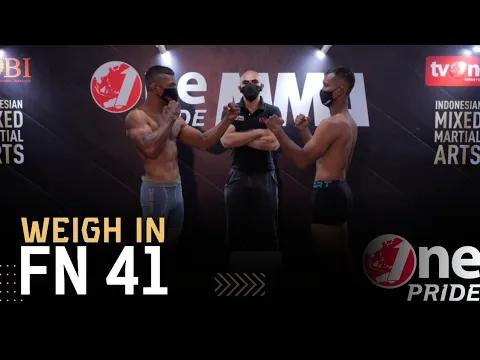 Lightweight: Victor Johanis vs Wicaksono | Weigh In One Pride MMA FN 41
