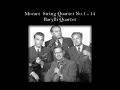 Mozart - String Quartet No. 1 - 14, Barylli Quartet
