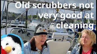 NOT Sailing Northern Ireland – Boat maintenance – hull scrub – Ep. 387