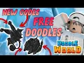 ADVENT CODE EVENT RARE FREE DOODLE CODES IN DOODLE WORLD ROBLOX
