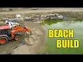 Building a Beach at the Backyard Pond