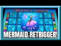 Mermaid Queen Retriggers en nog veel meer £500 gokkastactie!