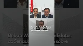 Debate MG Tarde: Candidatos ao Senado respondem sobre regulação das terras raras #g1