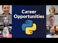 Career Opportunities with Python - Panel Discussion