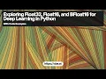 Exploring Float32 Float16 and BFloat16 for Deep Learning in Python