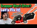 Sneaky Snapper s Not Really A Snapper - Drive Belt Replacement