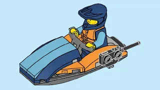 LEGO Instructions | City | 952309 | Explorer with Water Scooter | Magazine Gift