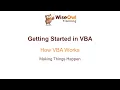 Excel VBA Online Course - 1 4 1 Making Things Happen