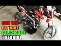 SSR 125 Pit Bike Oil Change Tutorial