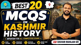 1000+ Mcqs || Kashmir History || General Knowledge - Latest Pattern || Set-07 || By Shuvam Sir