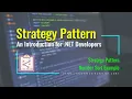 Strategy Design Pattern An Introduction for NET Developers NET 6 and C 10