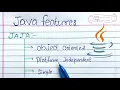 Features of Java Hindi Learn Coding