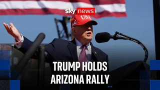 Trump speaks at Arizona rally ahead of midterms