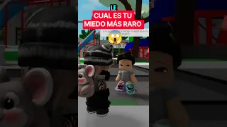 CUAL ES TU MIEDO MÁS RARO 😱 #roblox #brookhaven #robloxedit #robloxshorts #game #robloxgames