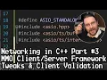 Networking in C Part MMO Framework Tweaks Client Validation