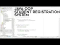 Java Program Student Registration System in Java Full Project with File Handling - OOP