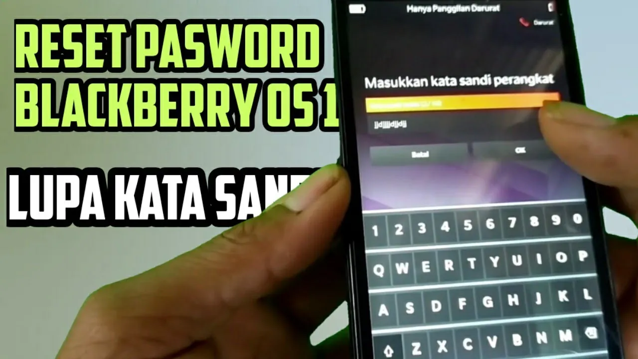 Easy Ways to Open a HP Blackberry that forgets the Pattern or password
for all of you who have forgo. 
