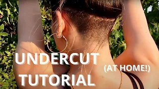 HOW TO TRIM YOUR OWN UNDERCUT Tutorial under 30min