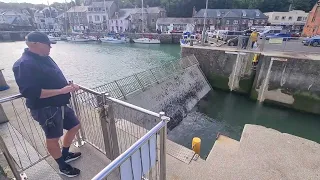 Opening the Padstow Harbour gate. Facts and fun.
