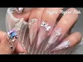 Elegant Magnet Nails Korean Nails Self Nail Nail Art ASMR