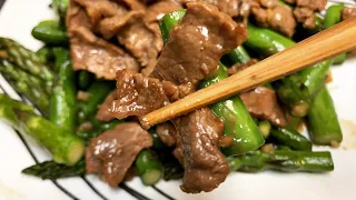 How to cook: Sautéed Asparagus in Garlic Oysters Sauce. 